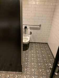 revival hall toilet
