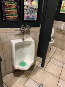 urinal in a bathroom