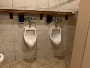 two urinals