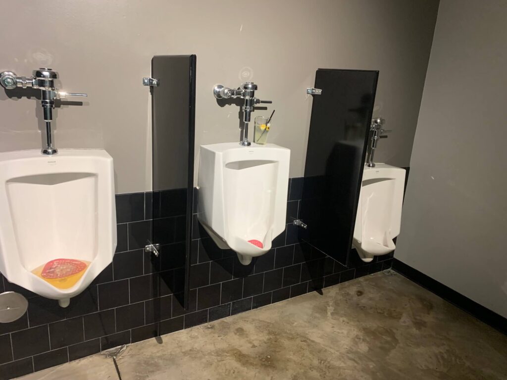 two urinals