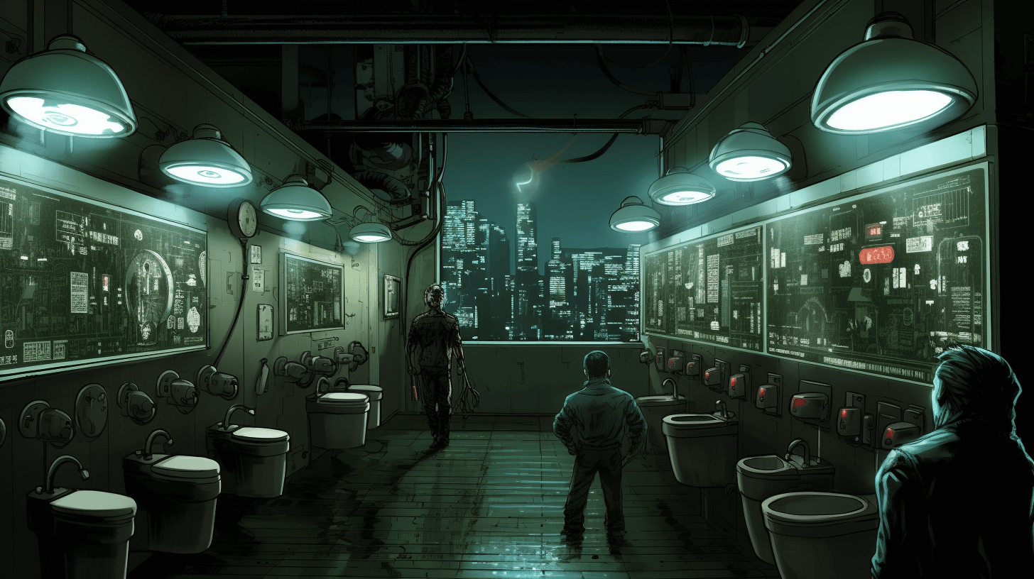 futuristic bathroom